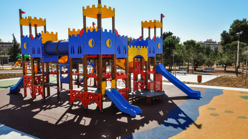 Fotografia de un parque infantil