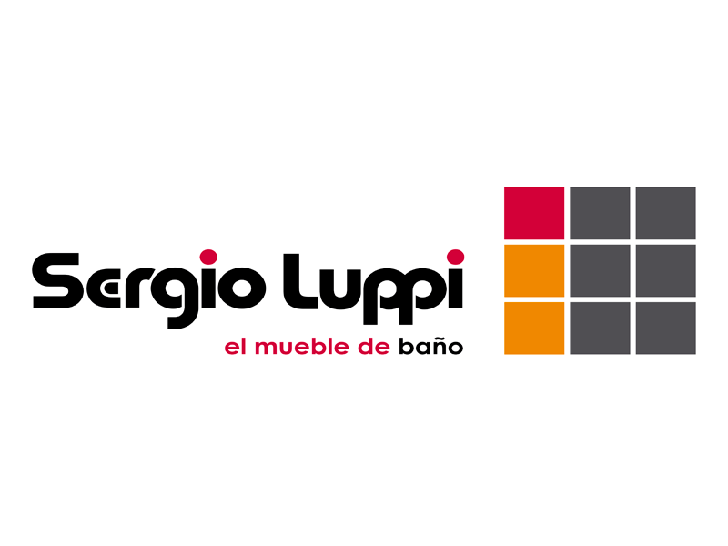 Logo de Sergio Luppi, marca especializada en muebles de baño de diseño, disponible en Ari CERAMIC Córdoba.