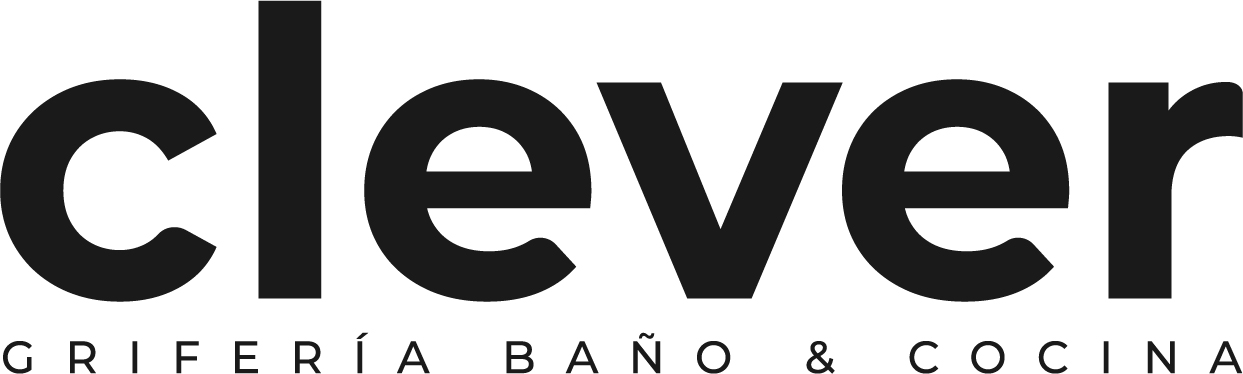Logo oficial de Clever, marca especializada en griferías de baño y cocina, disponible en Ari CERAMIC Córdoba.