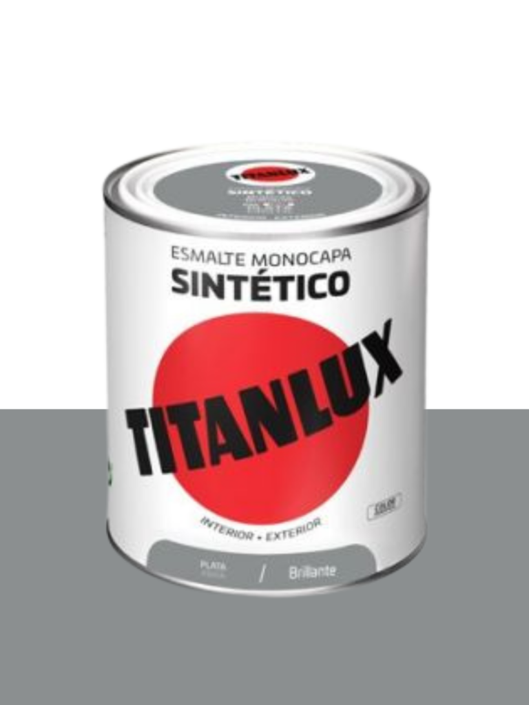 Titan TX Esmalte Sintético Brillante Plata 0520 – 750 ml