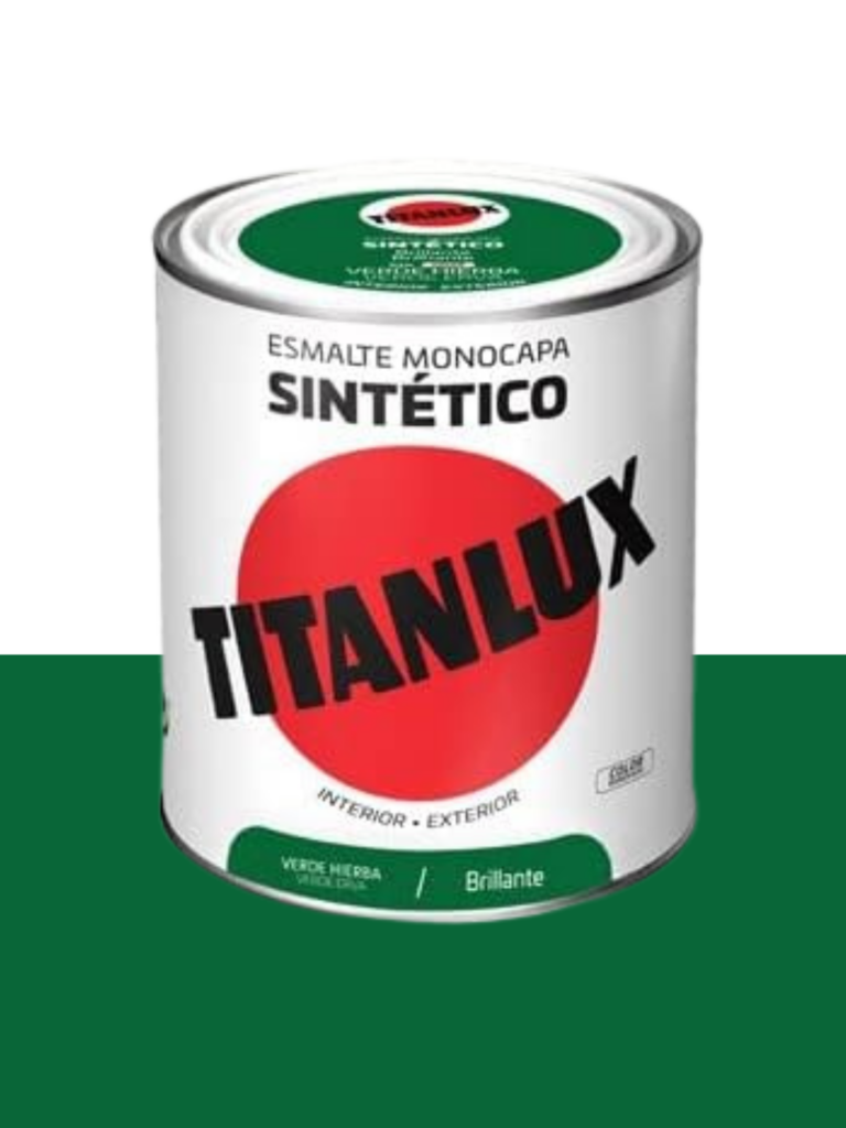 Titan TX Esmalte Sintético Brillante Verde Hierba 0514 – 0,75 L