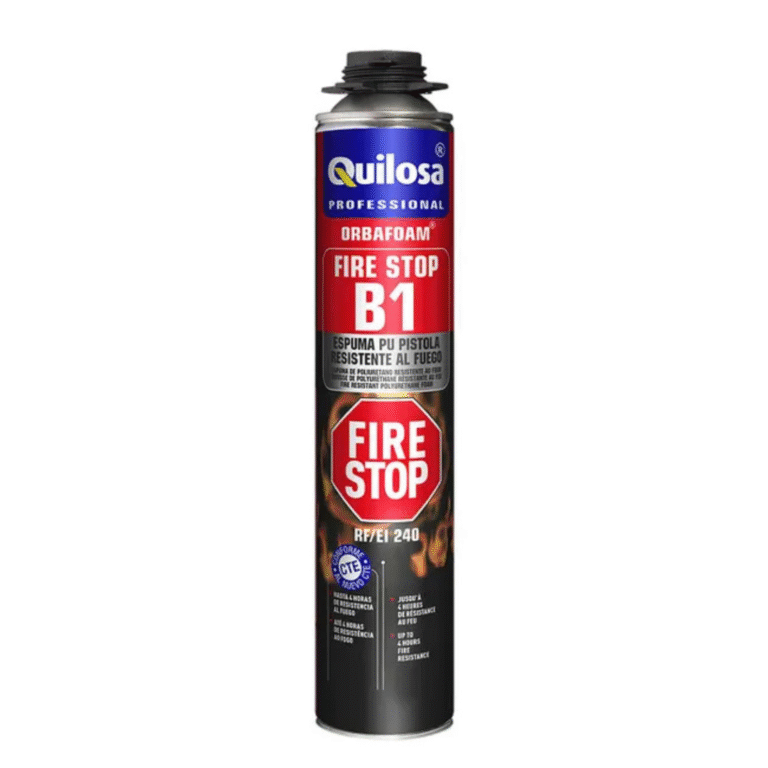 Fire Stop B1 Espuma PU Pistola Rosa. QUILOSA.