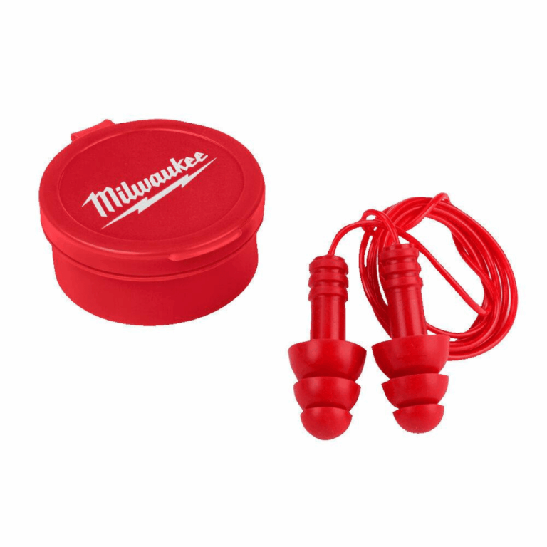 Tapones Auditivos Reutilizables Milwaukee con Cuerda – Pack 3 Unidades