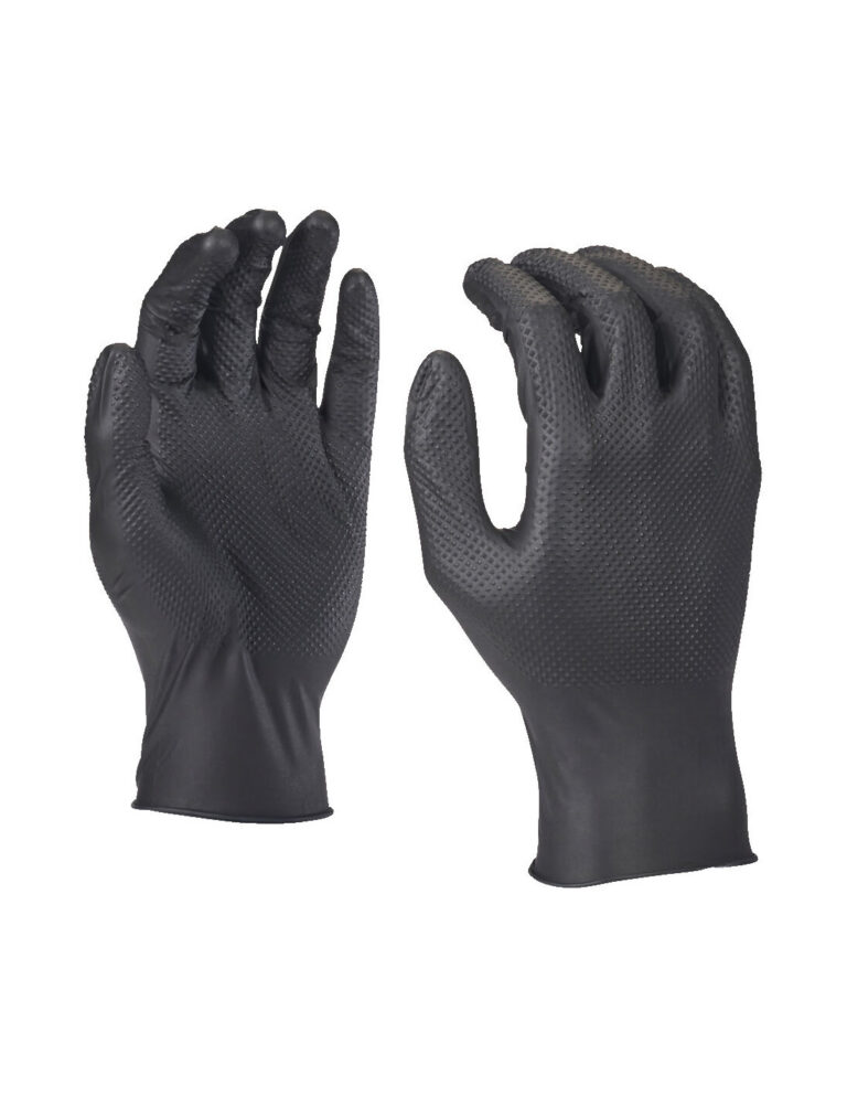 Guantes desechables de nitrilo Grip Milwaukee – Caja 50 uds