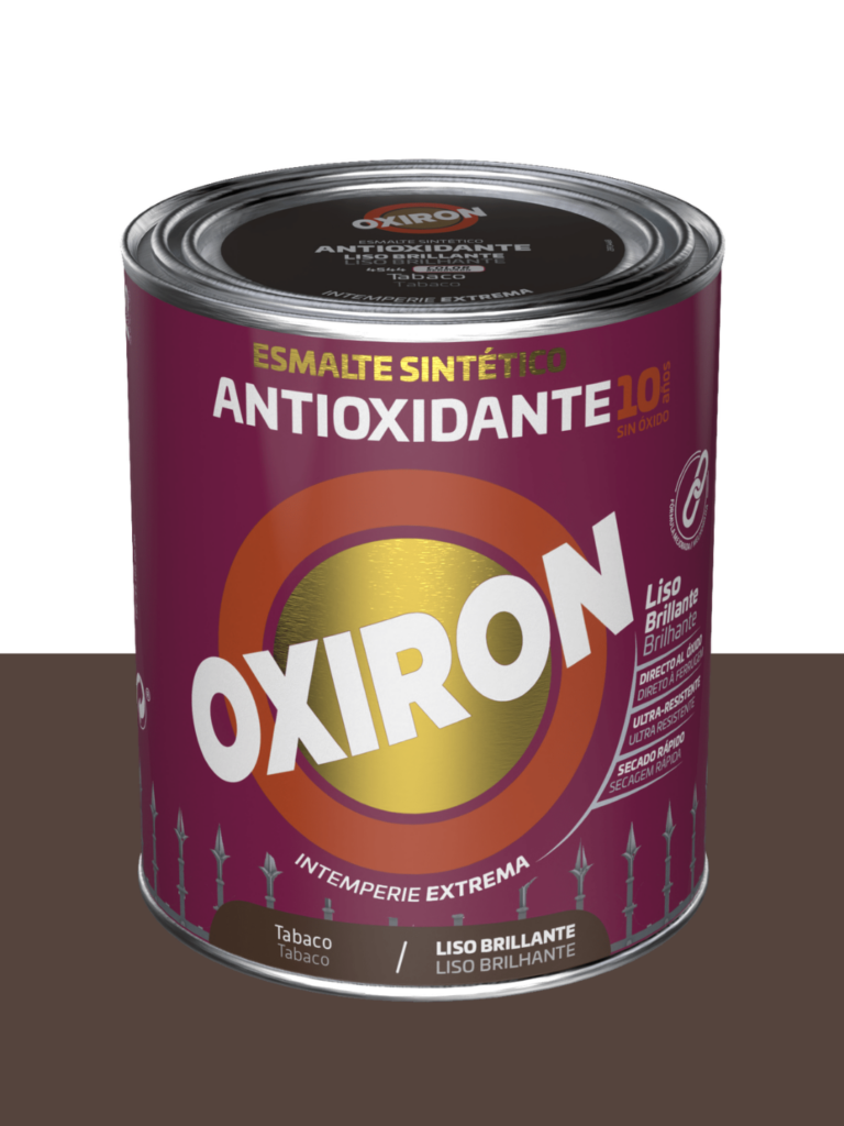 Esmalte Antioxidante Titan Oxiron Liso Forja Marrón 750 ml