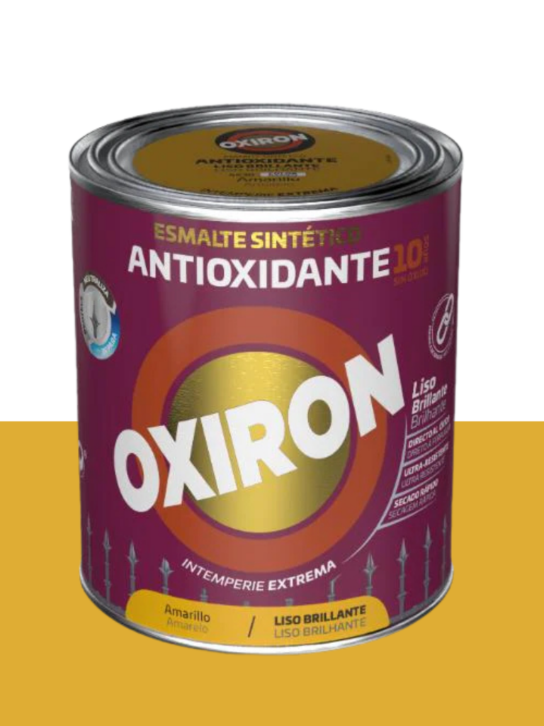 Titan Oxiron Esmalte Antioxidante Liso Brillante Amarillo 750 ml
