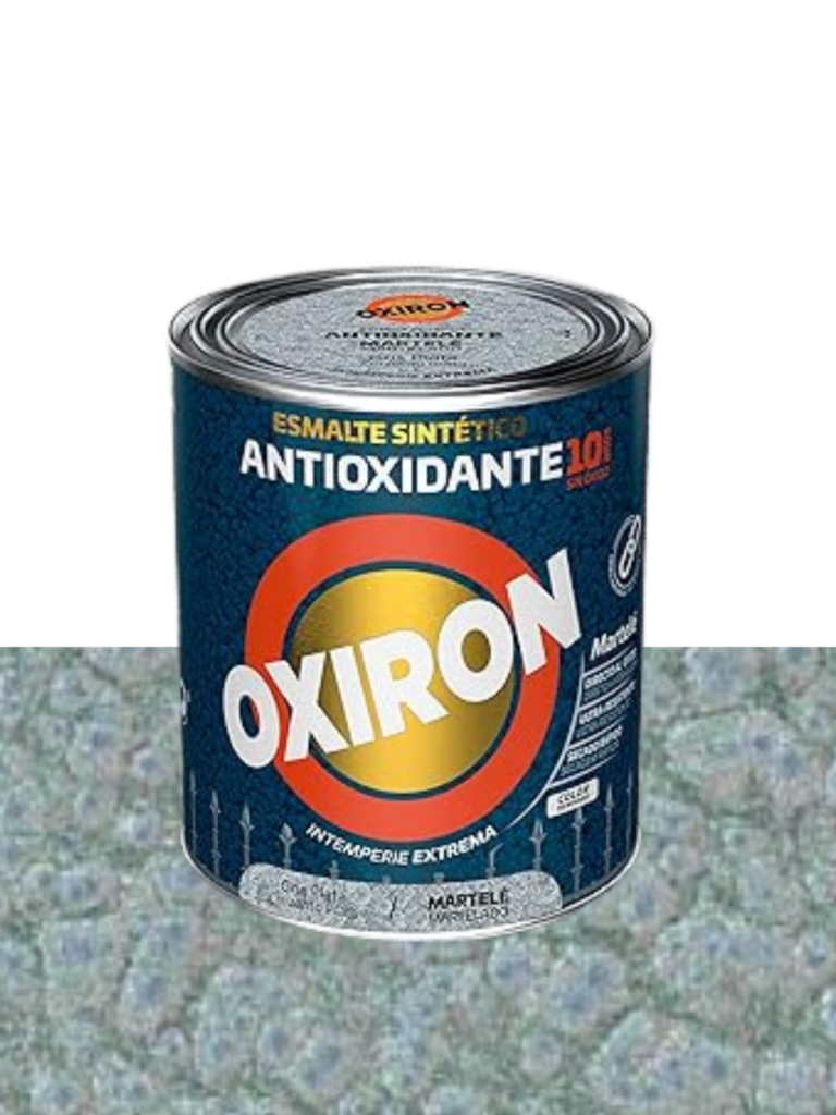 Titan ON Esmalte Antioxidante Efecto Martelé Gris plata 0,75 L