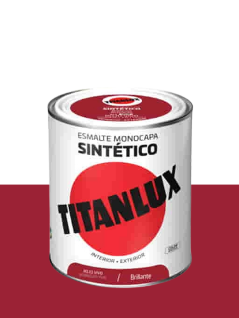 Titan TX Esmalte Sintético Brillante Rojo Vivo 0523 – 750 ml