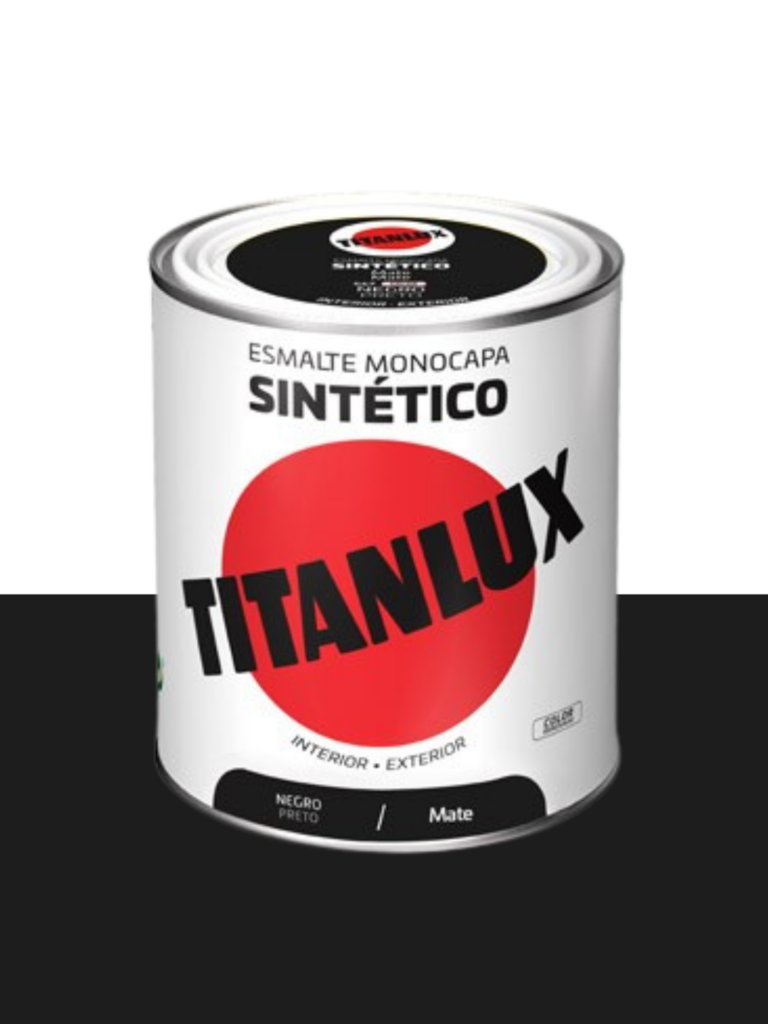 Titan TX Esmalte Sintético Mate Negro 0576 0,75 L